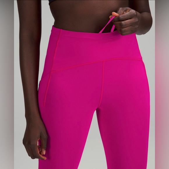NWT Swift Speed High-Rise TIght 28" in Sonic Pink Size 12 - Picture 4 of 13